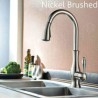 Modern Chrome Finish Kitchen Faucet with Pull Out Kitchen Tap