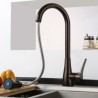 Elegant Kitchen Tap Antique Pull-out Kitchen Faucet