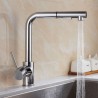 Modern Kitchen Faucet with Pull Out Sprayer Round Chrome Kitchen Mixer Tap