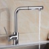 Modern Kitchen Faucet with Pull Out Sprayer Round Chrome Kitchen Mixer Tap