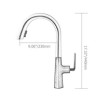 Unique Hidden Pull-Out Function Tap Chrome/Black/Black+Gold Curved Brass Pull-Out Kitchen Faucet