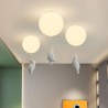 Nordic Balloon Ceiling Light Acrylic Pendant Light For Children's Bedrooms