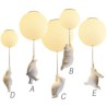 Nordic Balloon Ceiling Light Acrylic Pendant Light For Children's Bedrooms