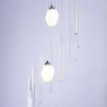 Duplex Staircase Modern Large LED Cluster Pendant Light Long Pendant Crystal Chandelier