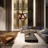 Diamond Shaped 3D Translucent Geometric Pendant Light