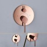 Concealed Installation Rose Gold Shower Faucet System Shower Set