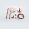 Concealed Installation Rose Gold Shower Faucet System Shower Set