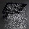 Baking Varnish Black In-Wall Shower Faucet Bathroom Shower Faucet Set