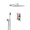 Concealed Shower Faucet System with LED Digital Display