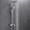 Rainfall Shower Head System With Tub Spout Luxury Rain Mixer Combo Set