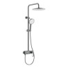 Bathroom Shower Faucet with Rainfall Shower Head and Handheld Spray