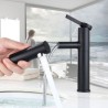 Matt Black Pull-Out Sprayer Sink Faucet Basin Laundry Mixer Tap