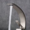 Single Handle Arc Mixer Tap in Contemporary Nickel Brushed