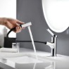 Chrome/Black/Brushed Gold/Gun Grey Colors Available for Brass Pull-Out Basin Faucet Modern Countertop Tap