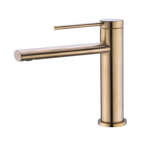 Modern Brass Basin Tap Single Lever Countertop Faucet Optional Colors: Brushed Gold/Gun Grey/Black