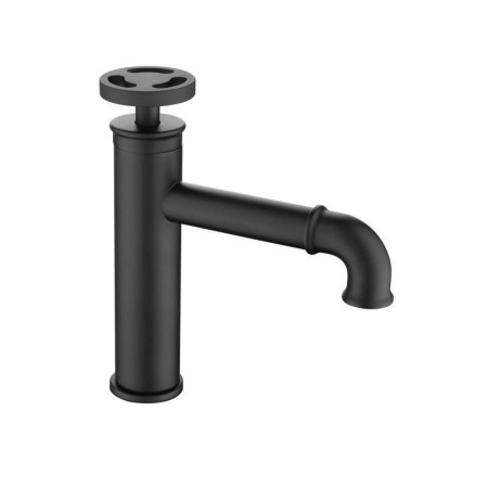 Industrial Style Brass Black Basin Mixer Tap Countertop Faucet