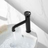 Industrial Style Brass Black Basin Mixer Tap Countertop Faucet