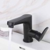 Chrome/Black Lift Pull-Out Basin Faucet Brass Countertop Mixer Tap (Short)