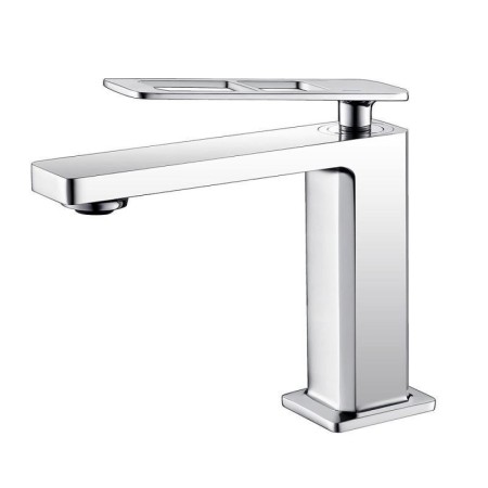 Creative Hollow Out Lever Design Faucet Modern Brass Basin Mixer Tap Single Lever