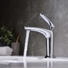 Chrome/Chrome+White/ORB Color Modern Basin Mixer Tap Bathroom Countertop Faucet