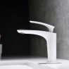 Chrome/Chrome+White/ORB Color Modern Basin Mixer Tap Bathroom Countertop Faucet