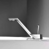 Countertop Faucet with Brass Basin Mixer Tap and Splash-Proof Single Lever Design