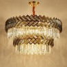 Living Room Bedroom Nordic Modern Glass Pendant Light Round Chandelier