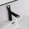 Countertop Faucet Black Brass Washbasin Mixer Tap