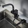 Special Bathroom Sink Tap Elegant Black Basin Faucet