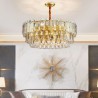 Decorative Chandelier Bedroom Living Room Modern Circular Glass Pendant Light