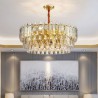 Decorative Chandelier Bedroom Living Room Modern Circular Glass Pendant Light