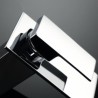 Chrome Brass Basin Mixer Tap Contemporary Waterfall Bathroom Sink Faucet