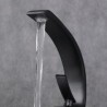 Single Hole Basin Faucet with Stoving Varnish Black Sink Mixer Tap