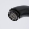 Oil-rubbed Bronze Water Mixer Tap with a Single Hole in Black