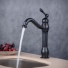 ORB Oil-rubbed Bronze Basin Mixer Tap Black Single Bathroom Sink Faucet (Tall)