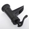 Waterfall Bathroom Sink Tap with Antique Bathroom Sink Faucet Single Handle Oil-rubbed Bronze