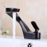 Chrome/Nichel Brushed/Black Modern Bathroom Sink Faucet Special Spiral Design Basin Tap