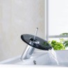 Modern Special Sink Faucet with Glass Waterfall