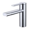 Chrome/Black Bathroom Sink Faucet Modern Basin Tap Rotatable Spout