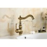 Single Hole Single Handle Antique Brushed Finish Brass Sink Faucet