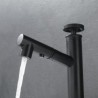 Industrial Style Black Pull-Out Basin Faucet Brass Countertop Tap