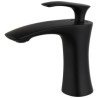 Brushed gold/black/chrome single lever basin mixer tap bathroom countertop short faucet