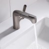 Bathroom Faucet with Single Hole and Pull Out Sprayer