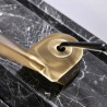 Countertop Faucet with Brass Basin Mixer Tap and Splash-Proof Single Lever Design