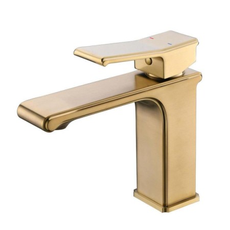 Multicolor Single Lever Basin Mixer Tap Bathroom Countertop Short Faucet