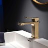 Multicolor Single Lever Basin Mixer Tap Bathroom Countertop Short Faucet