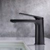 Grey Luxury Brass Bathroom Sink Faucet