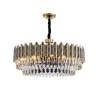 Decorative Chandelier Bedroom Living Room Modern Circular Glass Pendant Light