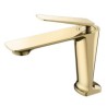 Chrome / Black / White / ORB / Gold / Rose Gold Optional Modern Brass Basin Faucet (short)