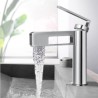 Modern Solid Brass 1-Hole Basin Mixer Tap with Single Handle